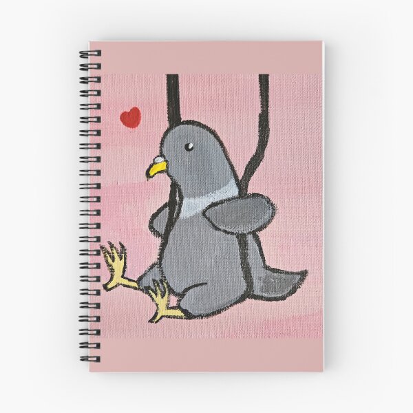 Item preview, Pigeon On A Swing designed and sold by cinemou-art.