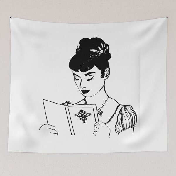 Item preview, Audrey Hepburn Illustration designed and sold by friendly-faces.
