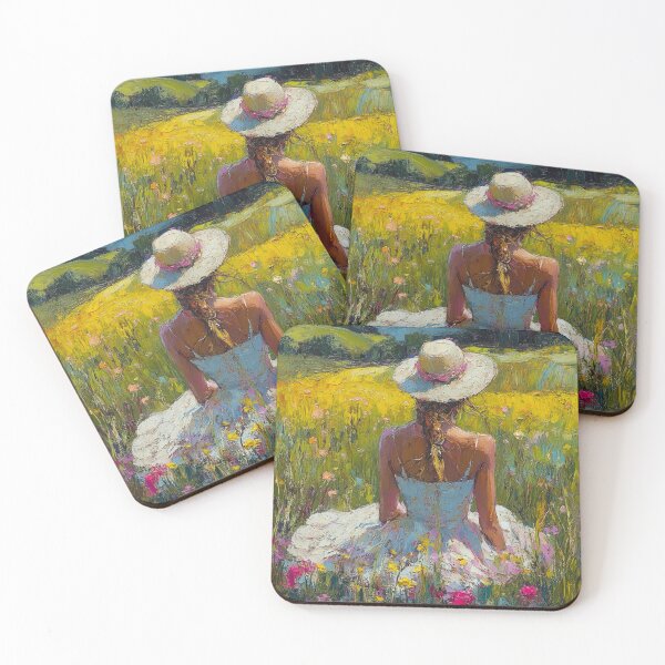 Item preview, Field of flowers designed and sold by GroganGrove.