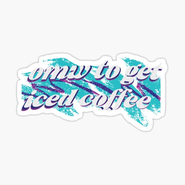 Item preview, 90s solo cup design -iced coffee designed and sold by maddbhoffwrites.