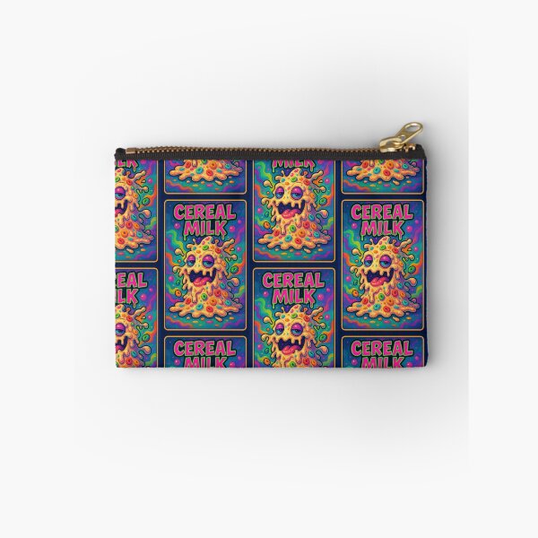 Item preview, Cereal Milk Trip – Psychedelic Stoner Breakfast Beast Original Design Marijuana Strain Label designed and sold by DabGraphic.