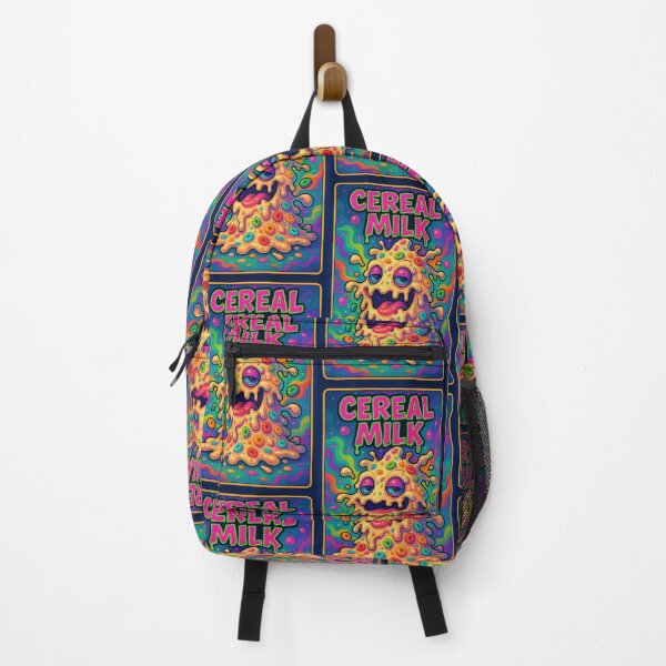 Item preview, Cereal Milk Trip – Psychedelic Stoner Breakfast Beast Original Design Marijuana Strain Label designed and sold by DabGraphic.