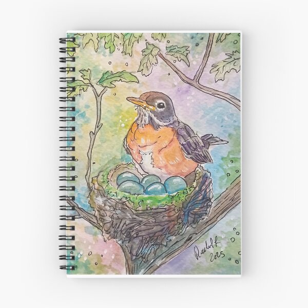 Item preview, Robin In a Nest designed and sold by RLawrenceArt.