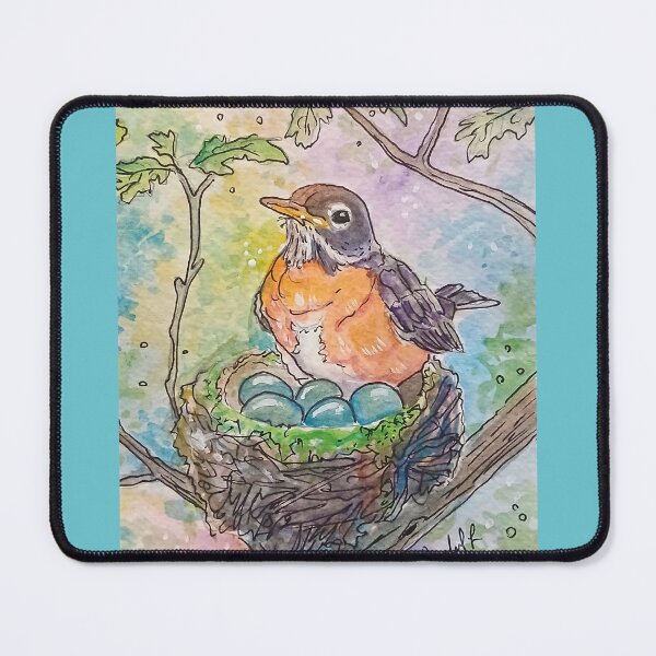 Item preview, Robin In a Nest designed and sold by RLawrenceArt.