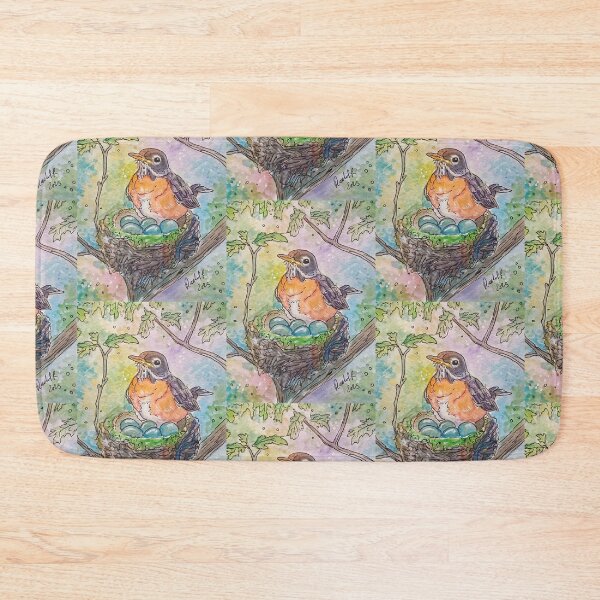 Item preview, Robin In a Nest designed and sold by RLawrenceArt.