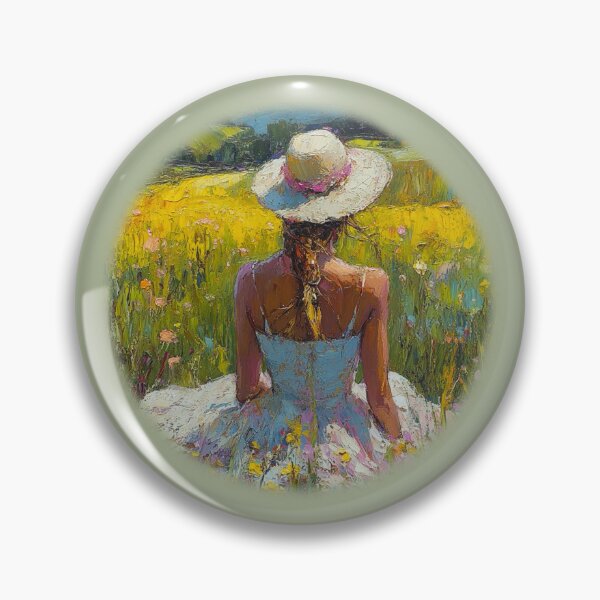 Item preview, Campo de flores con degradado descolorido designed and sold by GroganGrove.