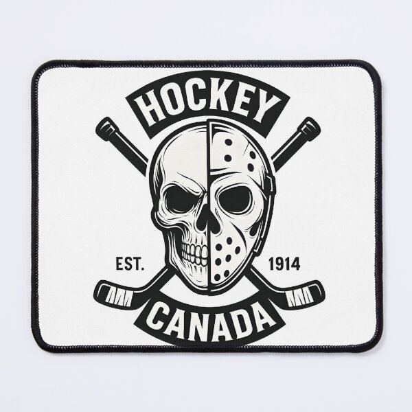 Item preview, Half Skull, Full Send – Canadian Hockey Skull Tee designed and sold by WAUZ.