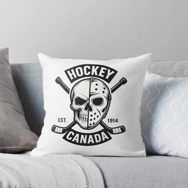Item preview, Half Skull, Full Send – Canadian Hockey Skull Tee designed and sold by WAUZ.