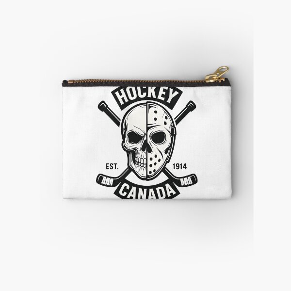 Item preview, Half Skull, Full Send – Canadian Hockey Skull Tee designed and sold by WAUZ.