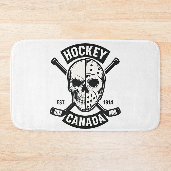 Item preview, Half Skull, Full Send – Canadian Hockey Skull Tee designed and sold by WAUZ.