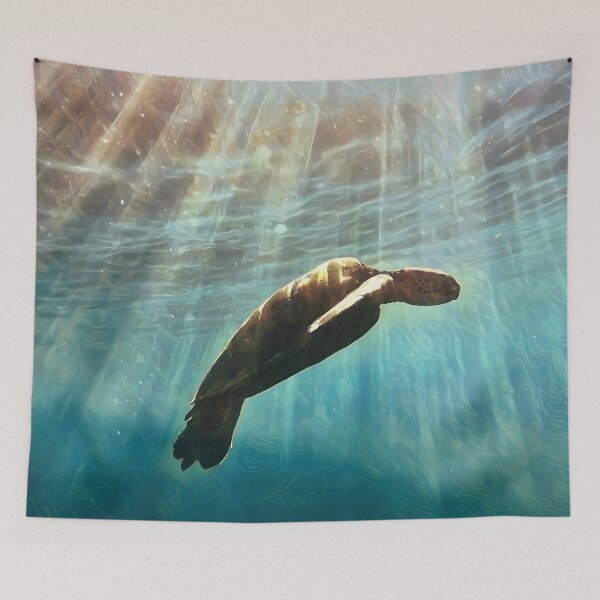 Item preview, Honu Sunrays ( Warm Glow) designed and sold by Scurvy Dawg Design.