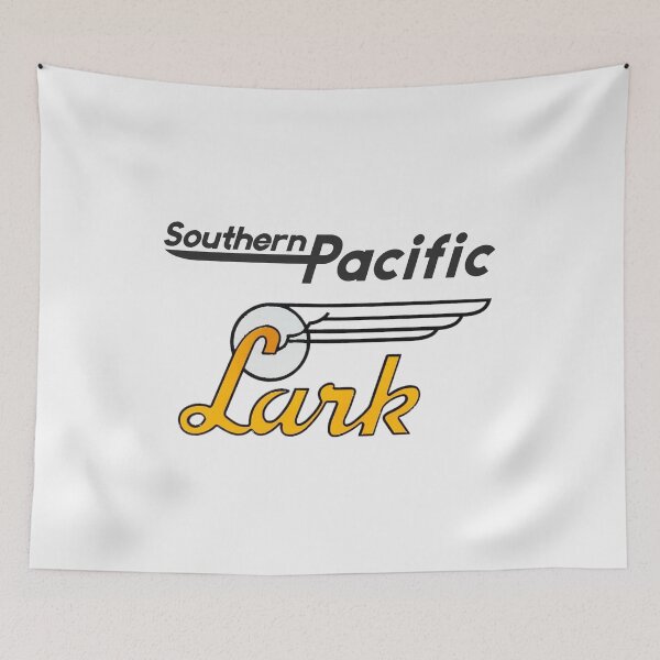 Artikelvorschau, Vintage Southern Pacific Lines Railroad - The Lark - San Francisco to Los Angeles entworfen und verkauft von QuayTradingCo.
