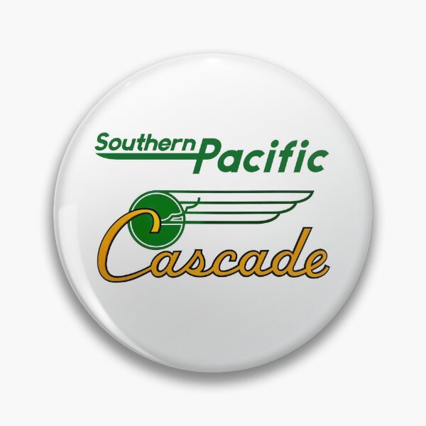 Artikelvorschau, Vintage Southern Pacific Lines Railroad - The Cascade - Oakland to Portland entworfen und verkauft von QuayTradingCo.