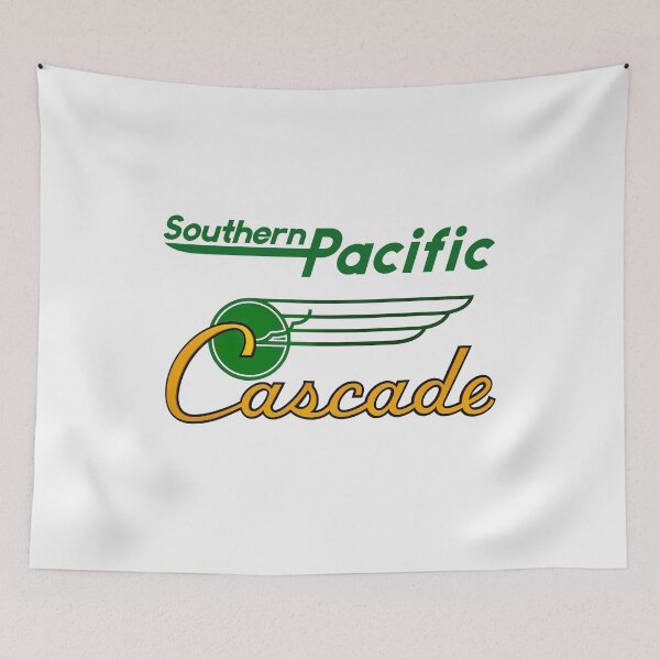Artikelvorschau, Vintage Southern Pacific Lines Railroad - The Cascade - Oakland to Portland entworfen und verkauft von QuayTradingCo.