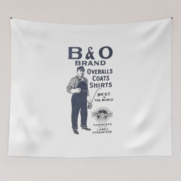Artikelvorschau, Vintage Baltimore and Ohio Railroad - Overalls, Mäntel und Hemden der Marke B and O entworfen und verkauft von QuayTradingCo.