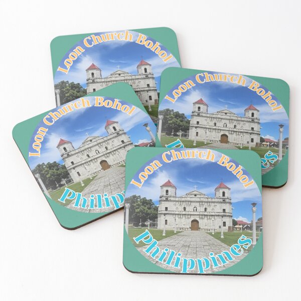 Item preview, Loon Church Bohol Philippines Round designed and sold by Linklandiya.