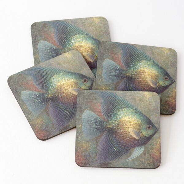 Item preview, Iridescent Depths: An Angelfish Dream designed and sold by bloorose.