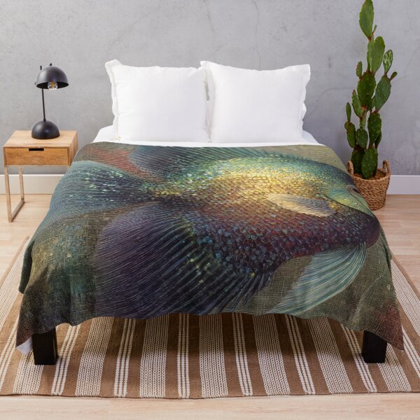 Item preview, Iridescent Depths: An Angelfish Dream designed and sold by bloorose.