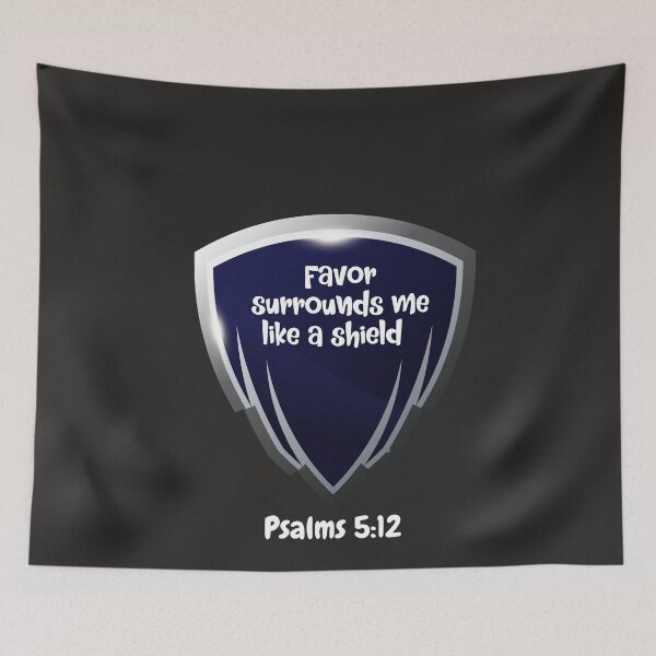 Item preview, Favor Surrounds Me Like A Shield Tshirts  designed and sold by Shevonda Thomas.