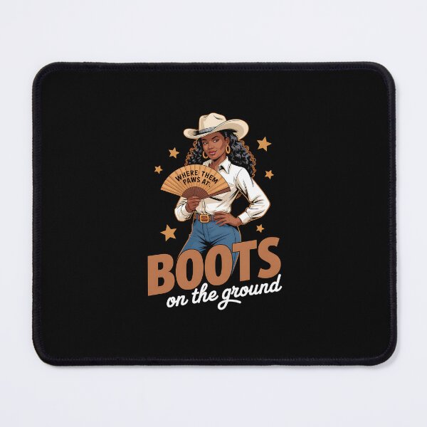 Item preview, Boots On The Ground Juneteenth Cowgirl Where Them Fans At designed and sold by facegm.