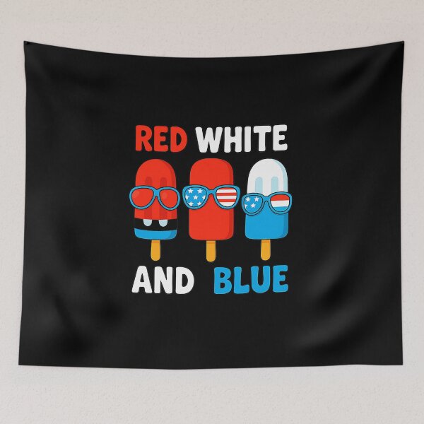 Item preview, Boy Red White Blue 4th July American Flag Popsicle Patriotic designed and sold by facegm.