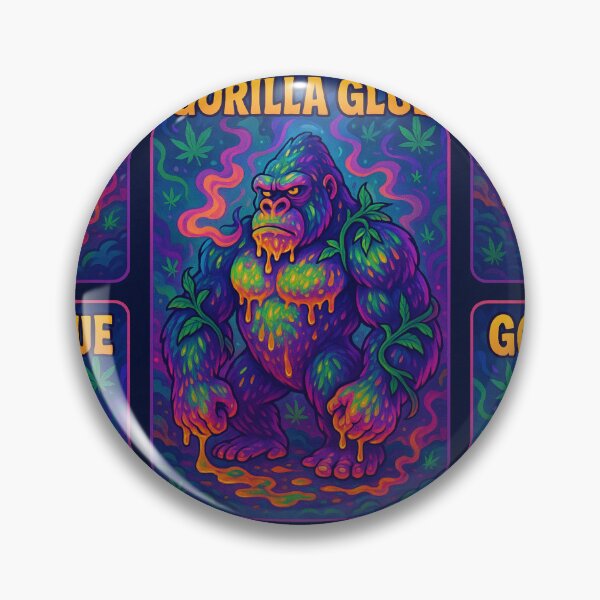 Item preview, Gorilla Glue – Sticky and Stoned Original Design Marijuana Strain Label designed and sold by DabGraphic.