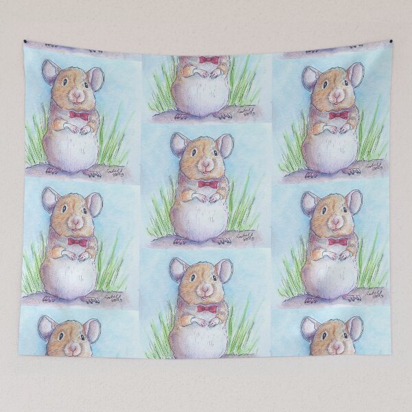 Item preview, Handsome Smart Mouse In a Bow tie designed and sold by RLawrenceArt.