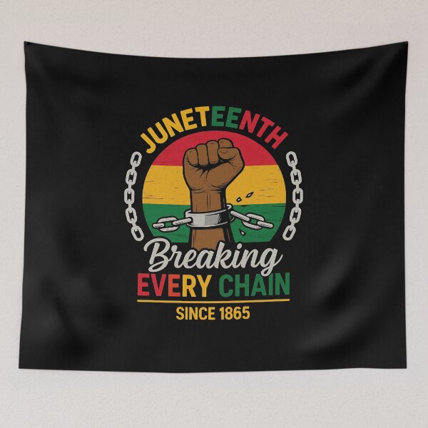 Item preview, Breaking Every Chain Since 1865 Women Men Juneteenth Freedom 2 designed and sold by facegm.