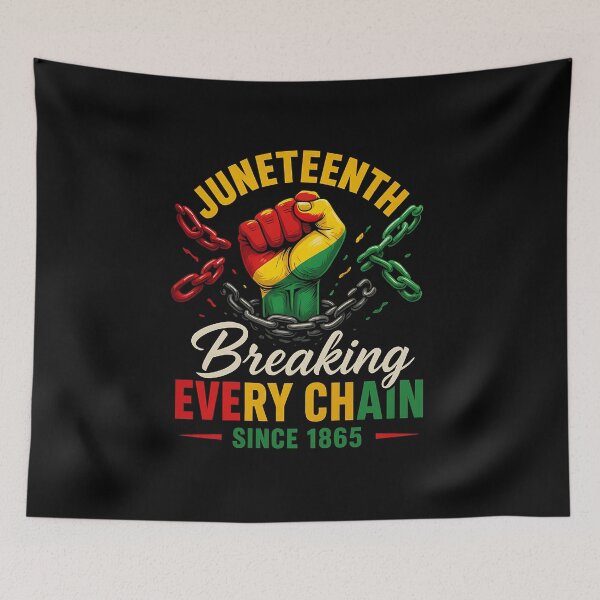 Item preview, Rompiendo todas las cadenas desde 1865 Mujeres Hombres Juneteenth Libertad designed and sold by facegm.