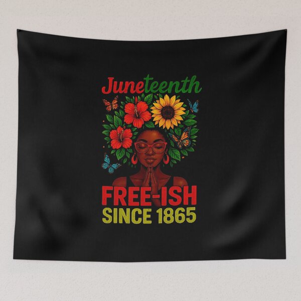 Item preview, Free Ish Since 1865 Juneteenth Black History Celebration designed and sold by facegm.