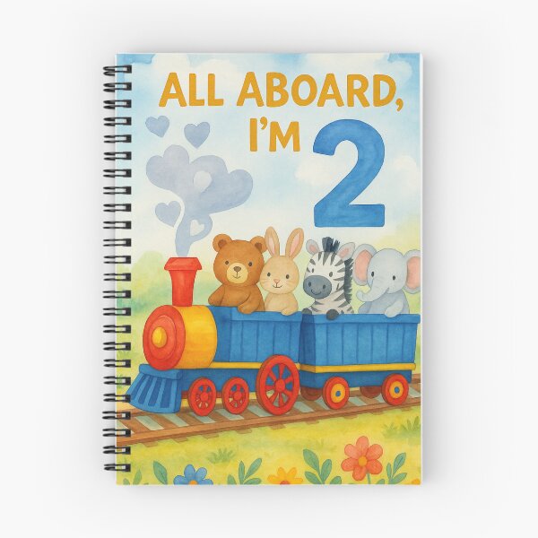 Item preview, Birthday Animal Train – All Aboard, I’m 2! designed and sold by Meandmyshop.