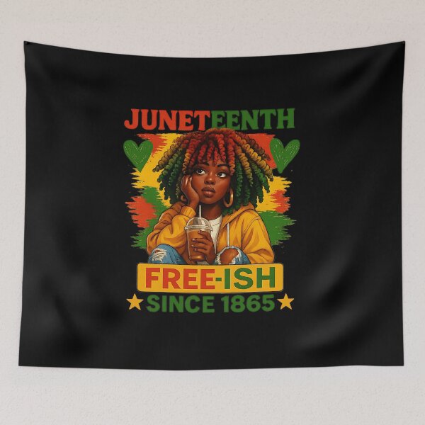 Item preview, Free Ish Since 1865 Juneteenth Black History Celebration designed and sold by facegm.