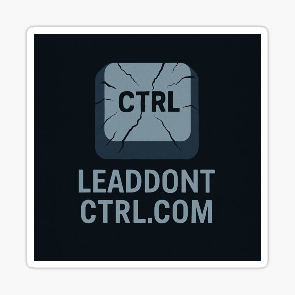 Item preview, Lead Don't Ctrl Alternative Logo designed and sold by LeadDontCtrl.