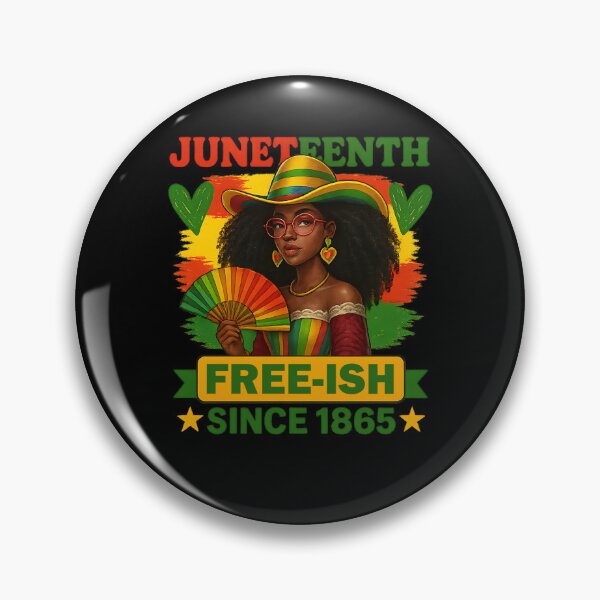 Item preview, Free ish since 1865 Juneteenth Pride African Men Women Kid designed and sold by facegm.