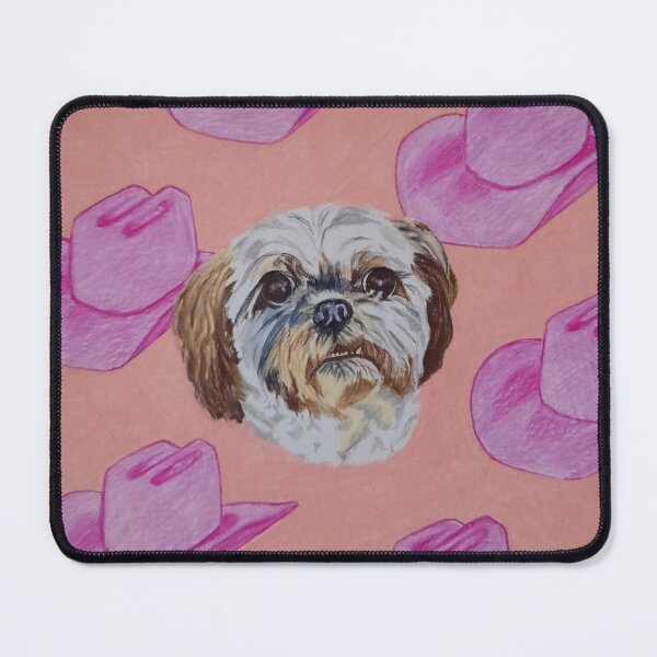 Item preview, Shih-Poo with Pink Cowboy Hats designed and sold by scribblesbyelr.
