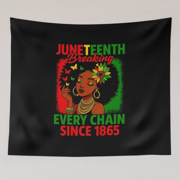 Item preview, Juneteenth Breaking Every Chain Since 1865 African Womens designed and sold by facegm.