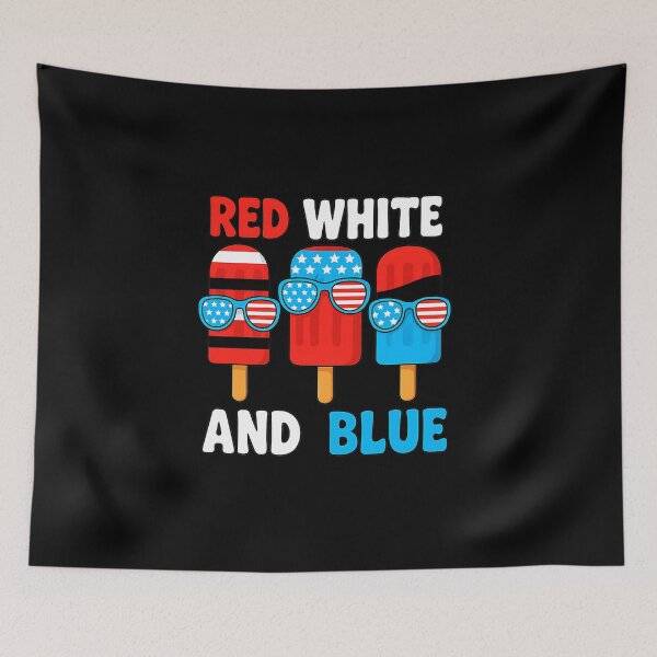 Item preview, Boy Red White Blue 4th July American Flag Popsicle Patriotic designed and sold by facegm.