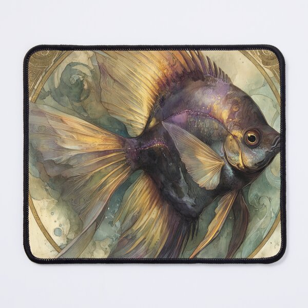 Item preview, Aurelian Depths: An Angelfish Mandala designed and sold by bloorose.
