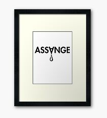 ASSANGE Framed Print