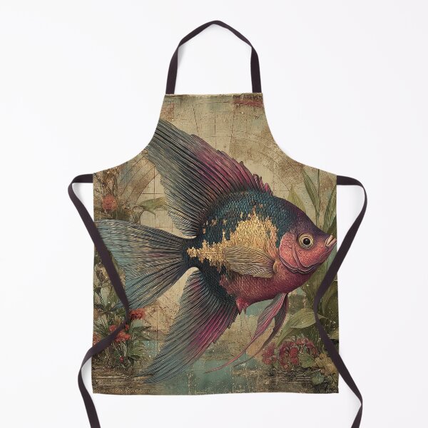 Item preview,  Cartographic Depths: A Floral Angelfish designed and sold by bloorose.