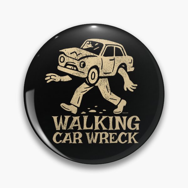 Item preview, Walking Car Wreck designed and sold by Automotive Art by Greg.