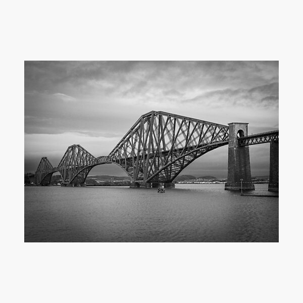 Item preview, Forth Rail Bridge - B&W designed and sold by DallasHildie.