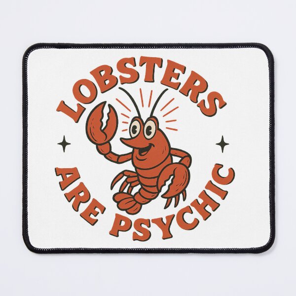 Item preview, lobsters are psychic designed and sold by TNCALakeDropLLC.