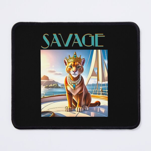 Item preview, Savage Cougar with Funky Design! designed and sold by DonnaRaquel.