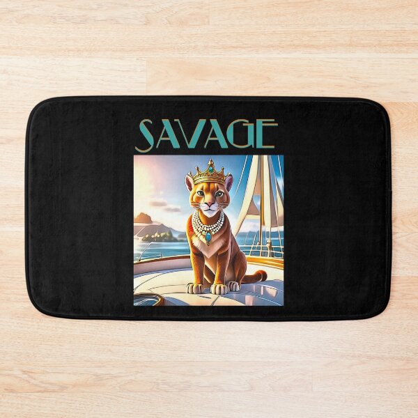 Item preview, Savage Cougar with Funky Design! designed and sold by DonnaRaquel.