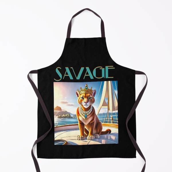 Item preview, Savage Cougar with Funky Design! designed and sold by DonnaRaquel.