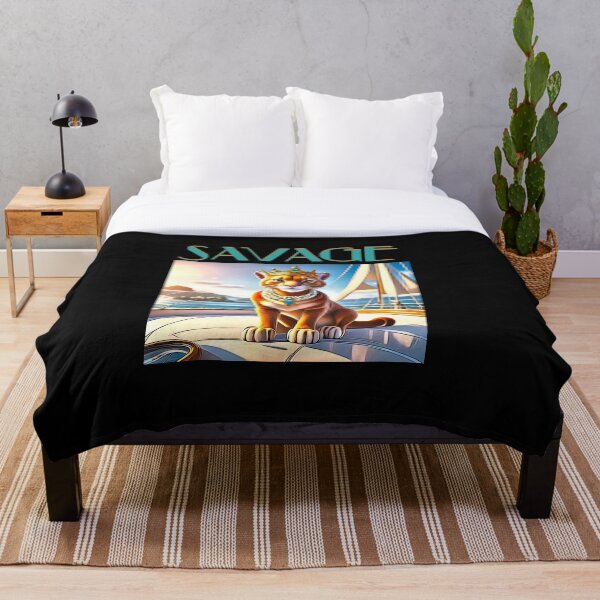 Aperçu de l'œuvre Cougar sauvage avec un design funky ! créée et vendue par DonnaRaquel.