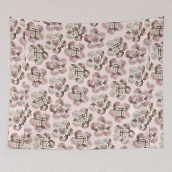 Item preview, Y2K Flower Pattern | Pink and Green designed and sold by jennacreates.