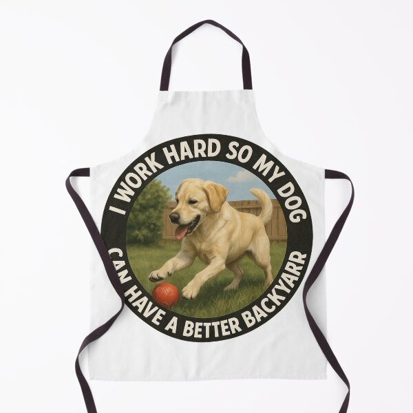 Item preview, I work hard so my dog can have a better backyard designed and sold by TNCALakeDropLLC.