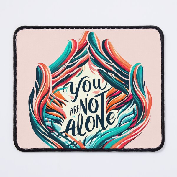 Item preview, You Are Not Alone, typography designed and sold by maxmaj.